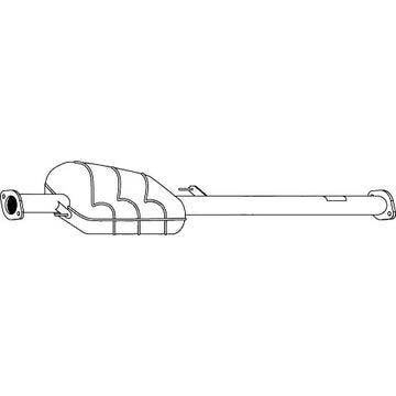 Redback Muffler for Hyundai Tucson (08/2004 - 01/2010), KIA Sportage (05/2005 - 08/2007) - Brixton 4x4 - Buy Online Now!